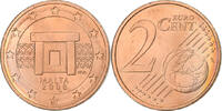 Malta 2 Euro Cent Paris, UNZ+, Copper Plated Steel, KM:126 -