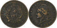Argentinien 2 Centavos Bronze, SS, KM:33 -