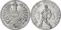 Österreich Schilling Münze, Vienne, S+, Aluminium, KM:2871 -