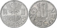 Österreich 10 Groschen Münze, Vienna, SS+, Aluminium, KM:2878 -