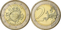 Slowenien 2 Euro €uro 2002-2012, UNZ+, Bi-Metallic -
