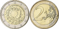 Deutschland 2 Euro Stuttgart, 30 ans Drapeau européen, UNZ+ -