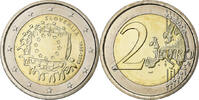 Slowenien 2 Euro Drapeau européen, UNZ+, Bi-Metallic -