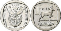 Südafrika Rand Pretoria, Springbok, Nickel Plated Copper, UNZ+, KM:332 -