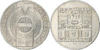 Österreich 100 Schilling Vienna, Silber, SS+, KM:2924 -