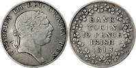 Ireland 10 Pence Token Silber, S+, KM:Tn5 -