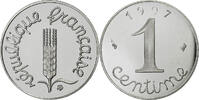 Frankreich Centime Épi, Paris, PP, Stainless Steel, STGL, Gadoury:91b -