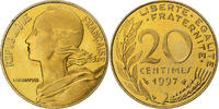 Frankreich 20 Centimes Marianne, Paris, PP, Aluminum-Bronze, STGL -