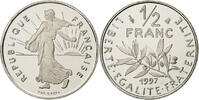 Frankreich 1/2 Franc Semeuse, Paris, PP, Nickel, STGL, Gadoury:429a -