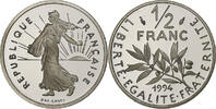Frankreich 1/2 Franc Semeuse, Paris, PP, Nickel, STGL, Gadoury:429a -