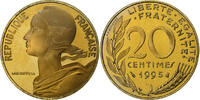 Frankreich 20 Centimes Marianne, Paris, Proof / BE, Aluminum-Bronze -