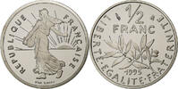 Frankreich 1/2 Franc Semeuse, Paris, PP, Nickel, STGL, Gadoury:429a -