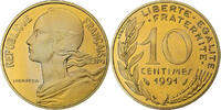 Frankreich 10 Centimes Marianne, Paris, PP, Aluminum-Bronze, STGL -