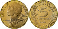 Frankreich 5 Centimes Marianne, Paris, PP, Aluminum-Bronze, STGL -