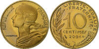 Frankreich 10 Centimes Marianne, Paris, BE, Aluminum-Bronze, STGL -