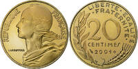 Frankreich 20 Centimes Marianne, Paris, PP, Aluminum-Bronze, STGL -