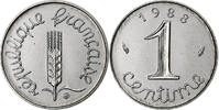 Frankreich Centime Épi, Paris, Stainless Steel, STGL, Gadoury:91 -