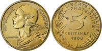 Frankreich 5 Centimes Marianne, Paris, série FDC, Aluminum-Bronze -