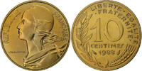 Frankreich 10 Centimes Marianne, Paris, FDC, Aluminum-Bronze, STGL -