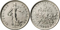 Frankreich 5 Francs Semeuse, Paris, Nickel Clad Copper-Nickel, STGL -