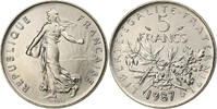 Frankreich 5 Francs Semeuse, Paris, Nickel Clad Copper-Nickel, STGL -