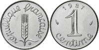 Frankreich Centime Épi, Paris, Stainless Steel, STGL, Gadoury:91 -