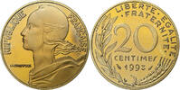 Frankreich 20 Centimes Marianne, Paris, PP, Aluminum-Bronze, STGL -