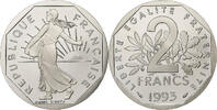 Frankreich 2 Francs Semeuse, Paris, PP, Nickel, STGL, KM:942.2 -