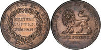 Penny Token 1812 Walthamstow Großbritannien Essex, Walthamstow, Kupfer, SS+ SS+
