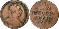 Liard, Oord 1777 Brussels Austrian Netherlands Maria Theresa, Brussels, Kupfer, S+ S+
