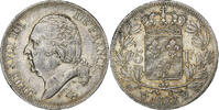 Frankreich 5 Francs Louis XVIII, Louis XVIII, Lille, Silber, SS -