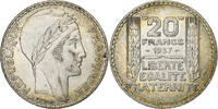 Frankreich 20 Francs Turin, Paris, Silber, VZ+, Gadoury:852, KM:879 -