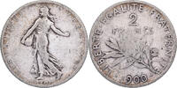 Frankreich 2 Francs Semeuse, Paris, Silber, S, Gadoury:532, KM:845.1 -