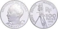 Frankreich 100 Francs Arletty, Centenaire du Cinéma, MDP, Silber, STGL -