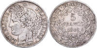 Frankreich 5 Francs Cérès, Strasbourg, Silber, SS, Gadoury:719 -
