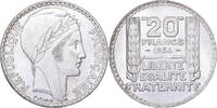 Frankreich 20 Francs Turin, Paris, Silber, VZ+, Gadoury:852, KM:879 -
