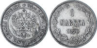 Finnland Markka Alexander III, Helsinki, Silber, SS+, KM:3.2 -