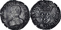 Frankreich Teston Charles IX, Bordeaux, 2nd type, Silber, SS -