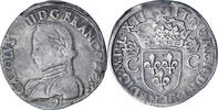 Frankreich Teston Charles IX, Rennes, 2nd type, Silber, S+, Gadoury:429 -