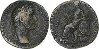 Sesterz Antoninus Pius, Rome, Bronze, S+, RIC:874 -