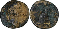 Sesterz Antoninus Pius, Rome, Bronze, S+, RIC:904 -
