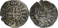 Frankreich Denier Philip II, Saint-Martin de Tours, Silber, S -