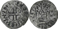 Frankreich Denier Philip II, Saint-Martin de Tours, Silber, S -