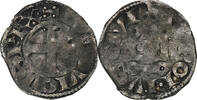 Frankreich Denier Tournois Louis VIII-IX, Billon, S, Duplessy:187 -