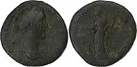 Sesterz Antoninus Pius, Rome, Bronze, SGE+, RIC:929 -