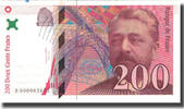 Frankreich 200 Francs Eiffel, UNZ-, Fayette:75.1, KM:159a -