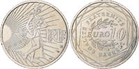 Frankreich 10 Euro Semeuse, MDP, UNZ, Silber -