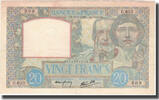 Frankreich 20 Francs Science et Travail, 1940-07-11, SS, Fayette:12.04, KM:92a -