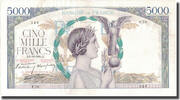 Frankreich 5000 Francs Victoire, 1938-12-08, S+, Fayette:46.1, KM:97a -