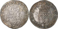 Frankreich 1/6 Écu de France Louis XV, Tours, réformé, Silber, S+ -